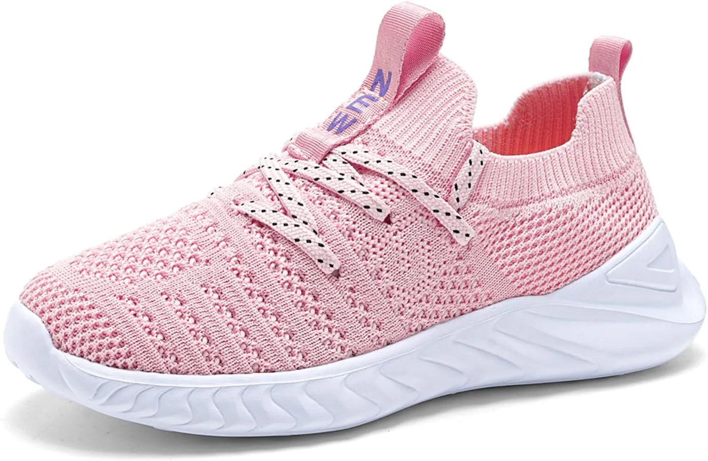 UMANPOO Kids Running Shoes Boys Girls Barefoot Slip On Sneakers Casual Walking Tennis Athletic Gym Sock Shoes Non Slip
