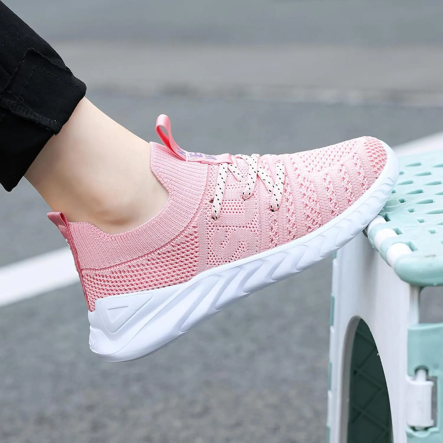 UMANPOO Kids Running Shoes Boys Girls Barefoot Slip On Sneakers Casual Walking Tennis Athletic Gym Sock Shoes Non Slip