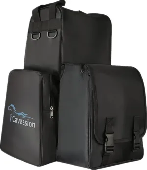 UNISTRENGH Professional Horse Riding Boots Carry Bag Portable Durable Equestrian Bags with Helmet Compartment