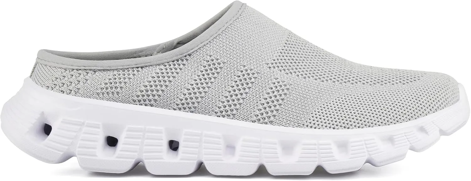 Urban Sport Carla Mules/Clogs for Women | Comfortable Slip On Shoes | Women’s Platform Mules & Clogs | Silver