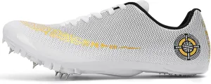 UYO Men's Track Shoes Spikes Sprint Sneakers Athletic Race Jumping Breathable Training Lightweight Track Cleats for Men