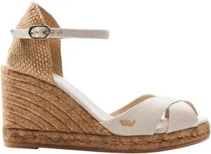 VISCATA Aiguablava Canvas Wedges with Ankle Strap