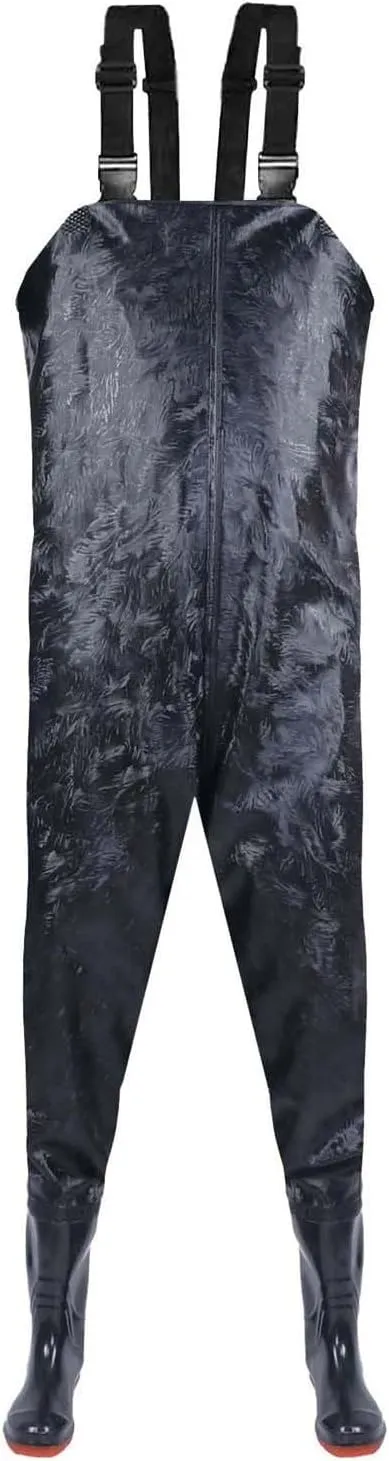 Waders for Men Waterproof One Piece Jumpsuits Lightweight Pants Durable Bootfoot Wader for Duck Hunting Fishing
