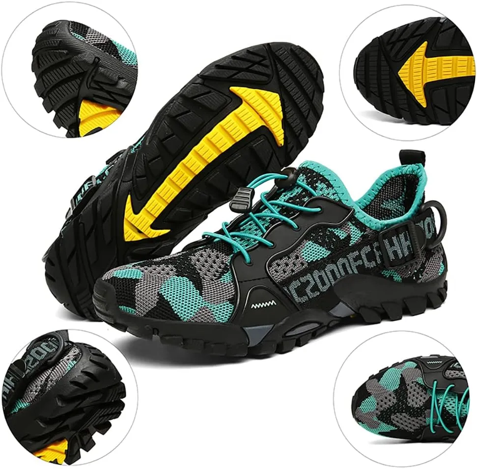 Water Shoes Men Women Outdoor Hiking Shoes Quick Drying Beach Aqua Shoes Travel Trekking Walking Climbing Sneakers
