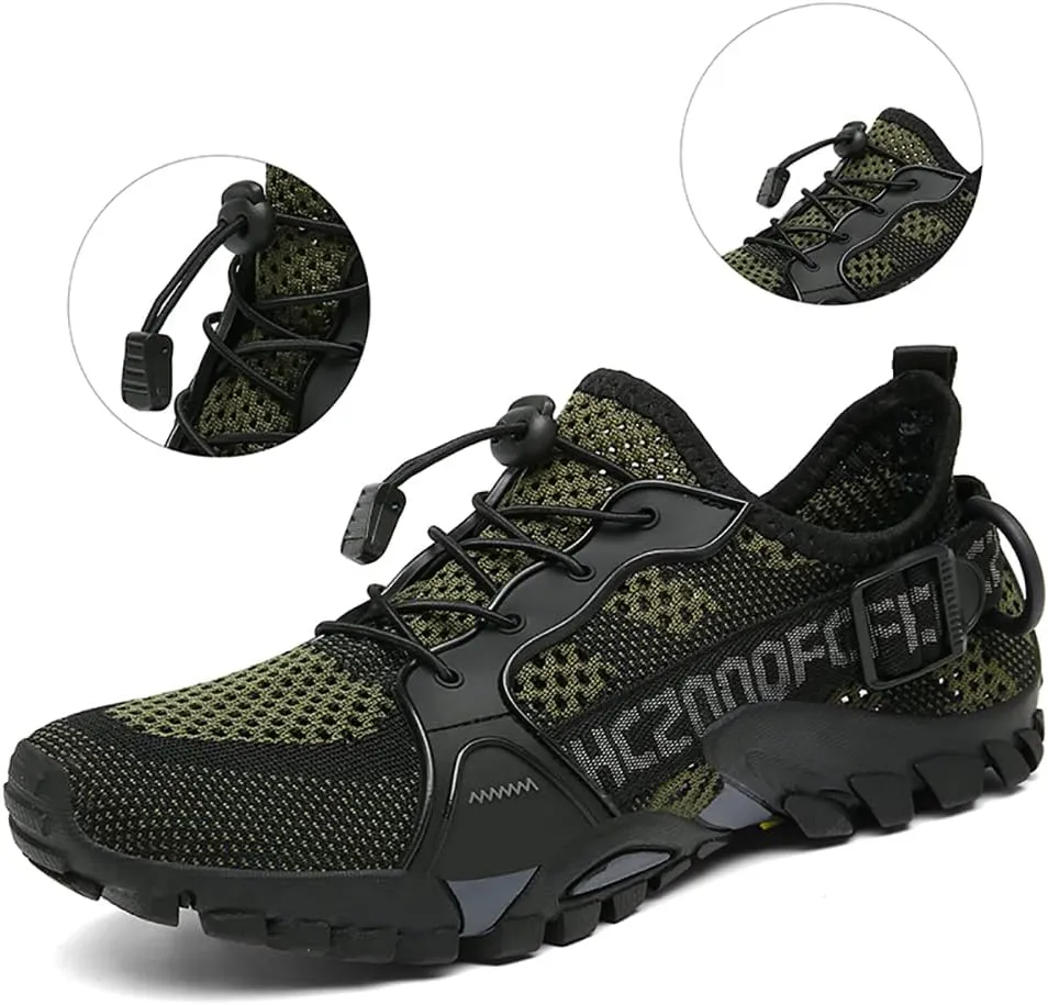 Water Shoes Men Women Outdoor Hiking Shoes Quick Drying Beach Aqua Shoes Travel Trekking Walking Climbing Sneakers