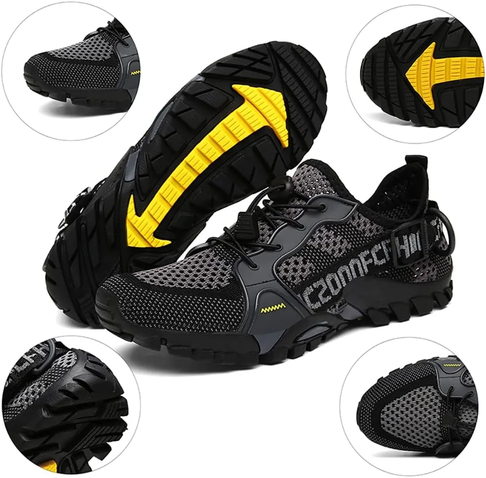 Water Shoes Men Women Outdoor Hiking Shoes Quick Drying Beach Aqua Shoes Travel Trekking Walking Climbing Sneakers