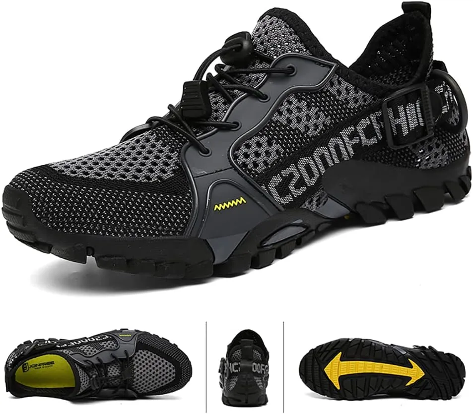 Water Shoes Men Women Outdoor Hiking Shoes Quick Drying Beach Aqua Shoes Travel Trekking Walking Climbing Sneakers