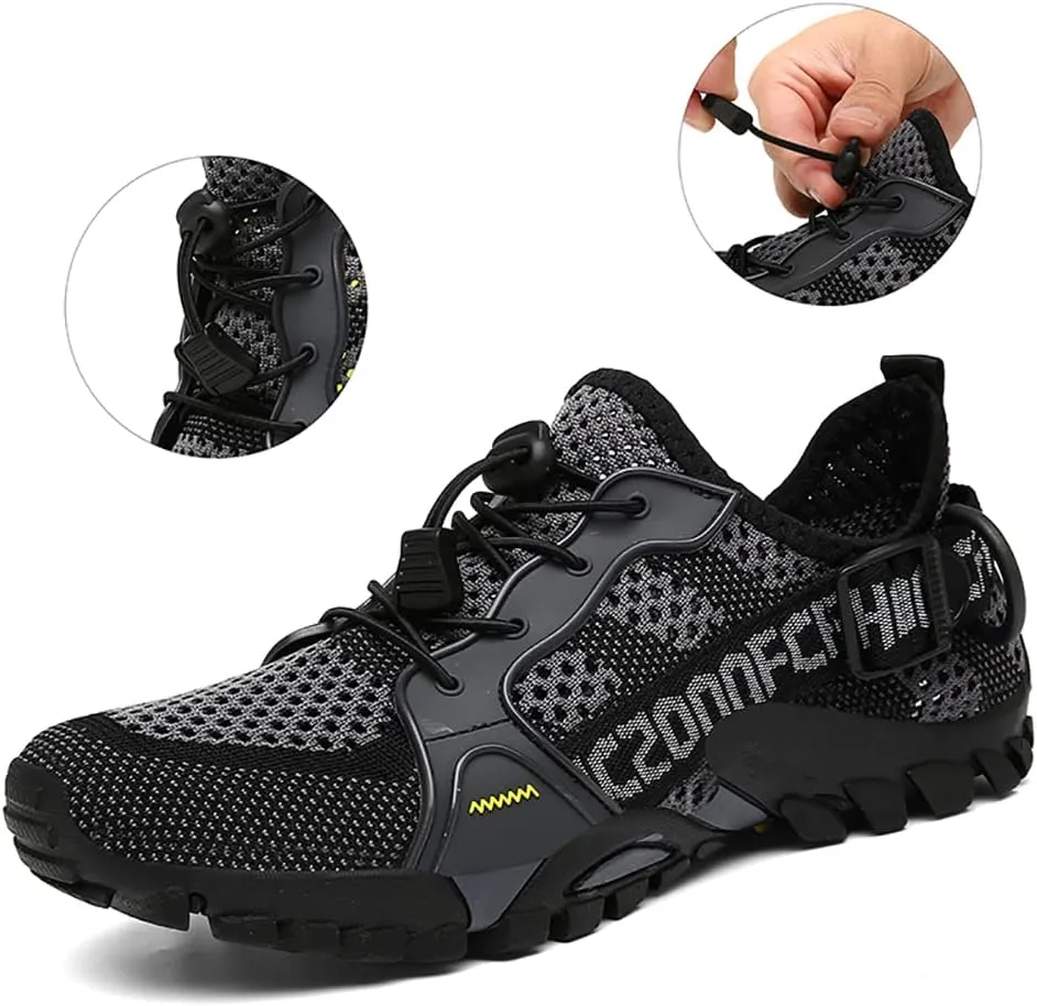 Water Shoes Men Women Outdoor Hiking Shoes Quick Drying Beach Aqua Shoes Travel Trekking Walking Climbing Sneakers