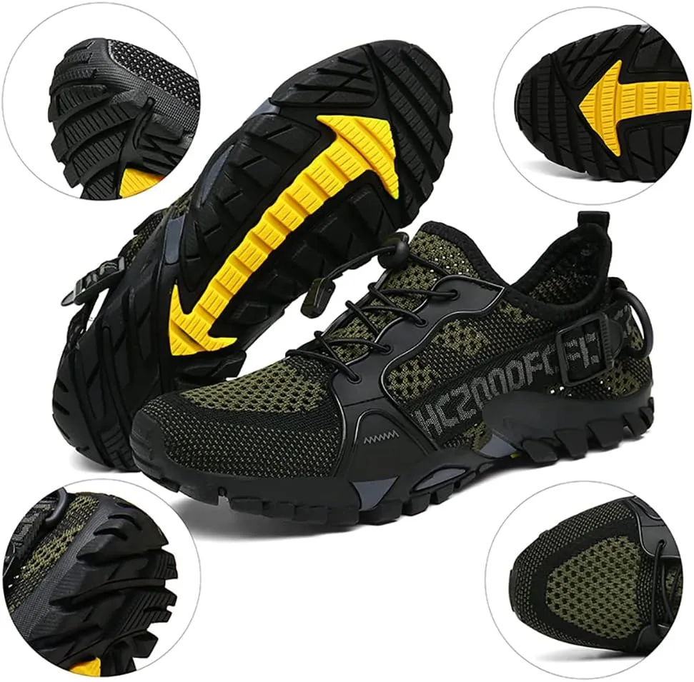 Water Shoes Men Women Outdoor Hiking Shoes Quick Drying Beach Aqua Shoes Travel Trekking Walking Climbing Sneakers