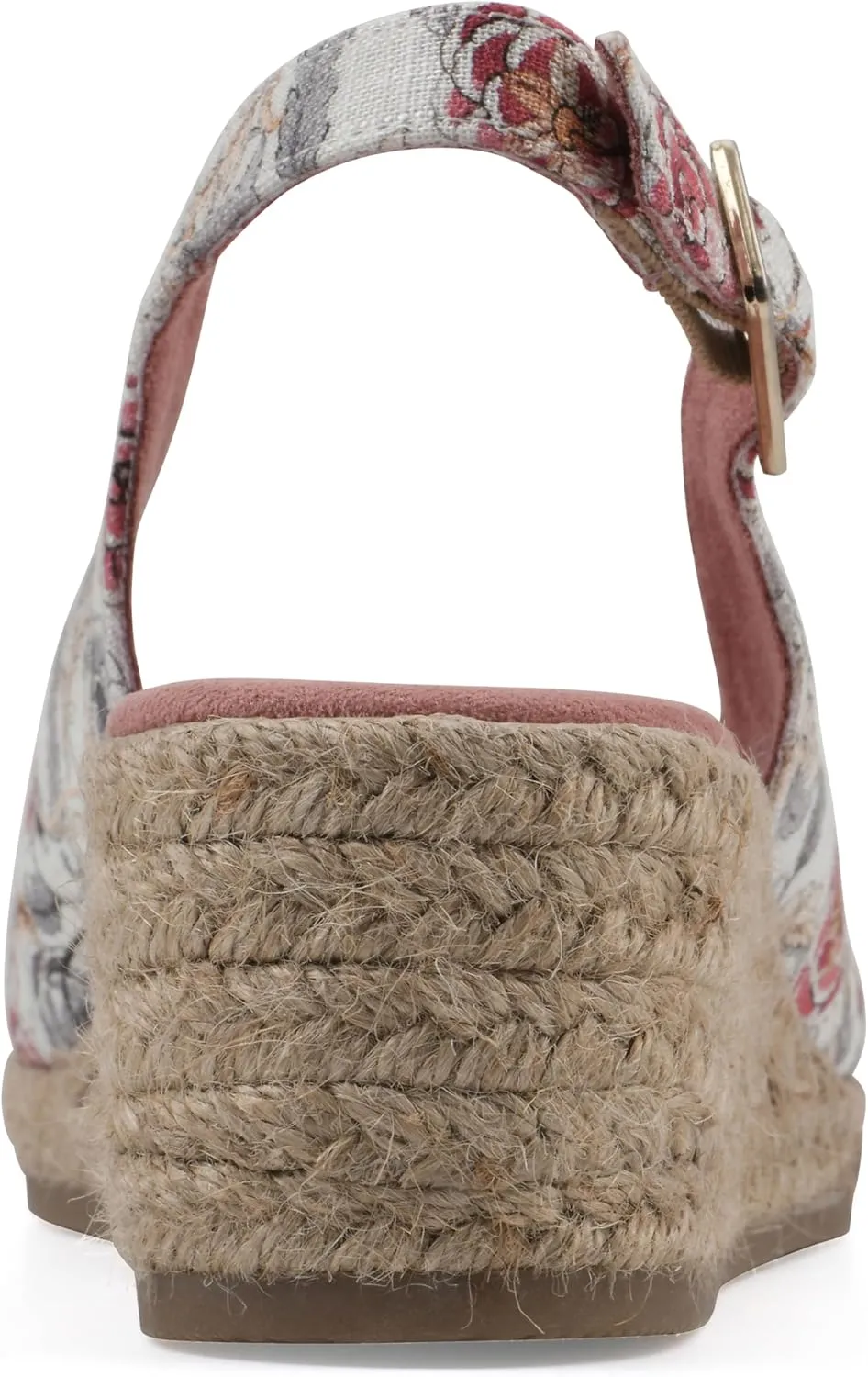 WHITE MOUNTAIN Women's Maize Sling-Back Mini-Heel Espadrille Sandal