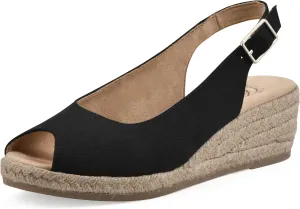 WHITE MOUNTAIN Women's Maize Sling-Back Mini-Heel Espadrille Sandal