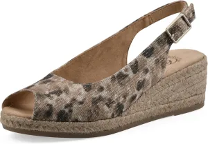 WHITE MOUNTAIN Women's Maize Sling-Back Mini-Heel Espadrille Sandal
