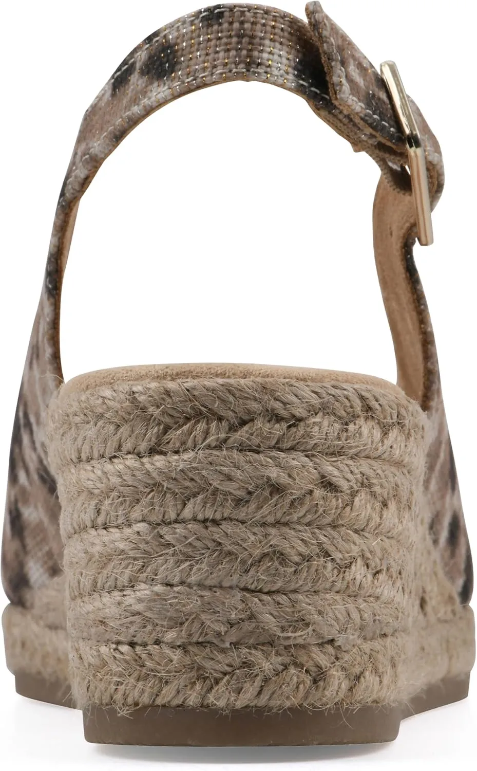 WHITE MOUNTAIN Women's Maize Sling-Back Mini-Heel Espadrille Sandal