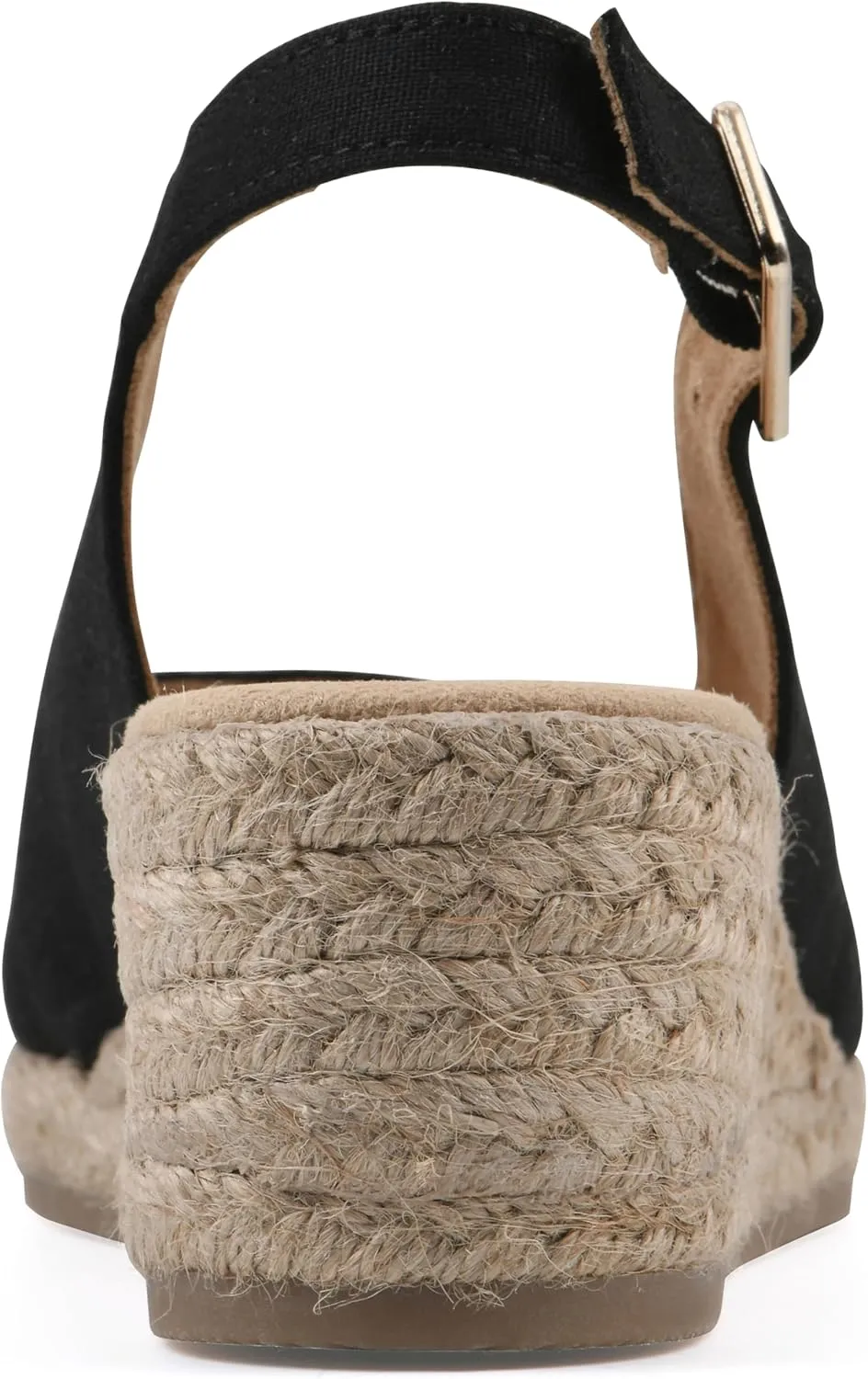 WHITE MOUNTAIN Women's Maize Sling-Back Mini-Heel Espadrille Sandal