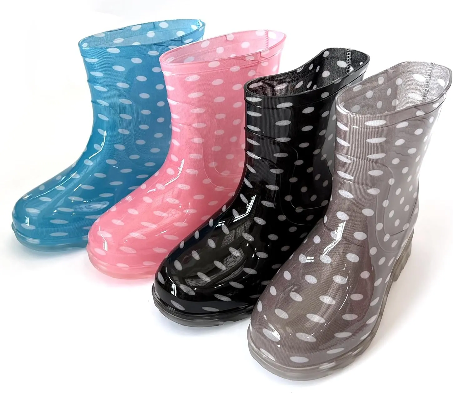 Wide Calf Women's Waterproof Rain Boots, Sizes 9 10 11 12 13 14, Plus-Size Rubber Mud Boots, Anti-Slip Knee-High Outdoor Work Shoes for Garden, Farm, All-Weather, Comfortable & Durable