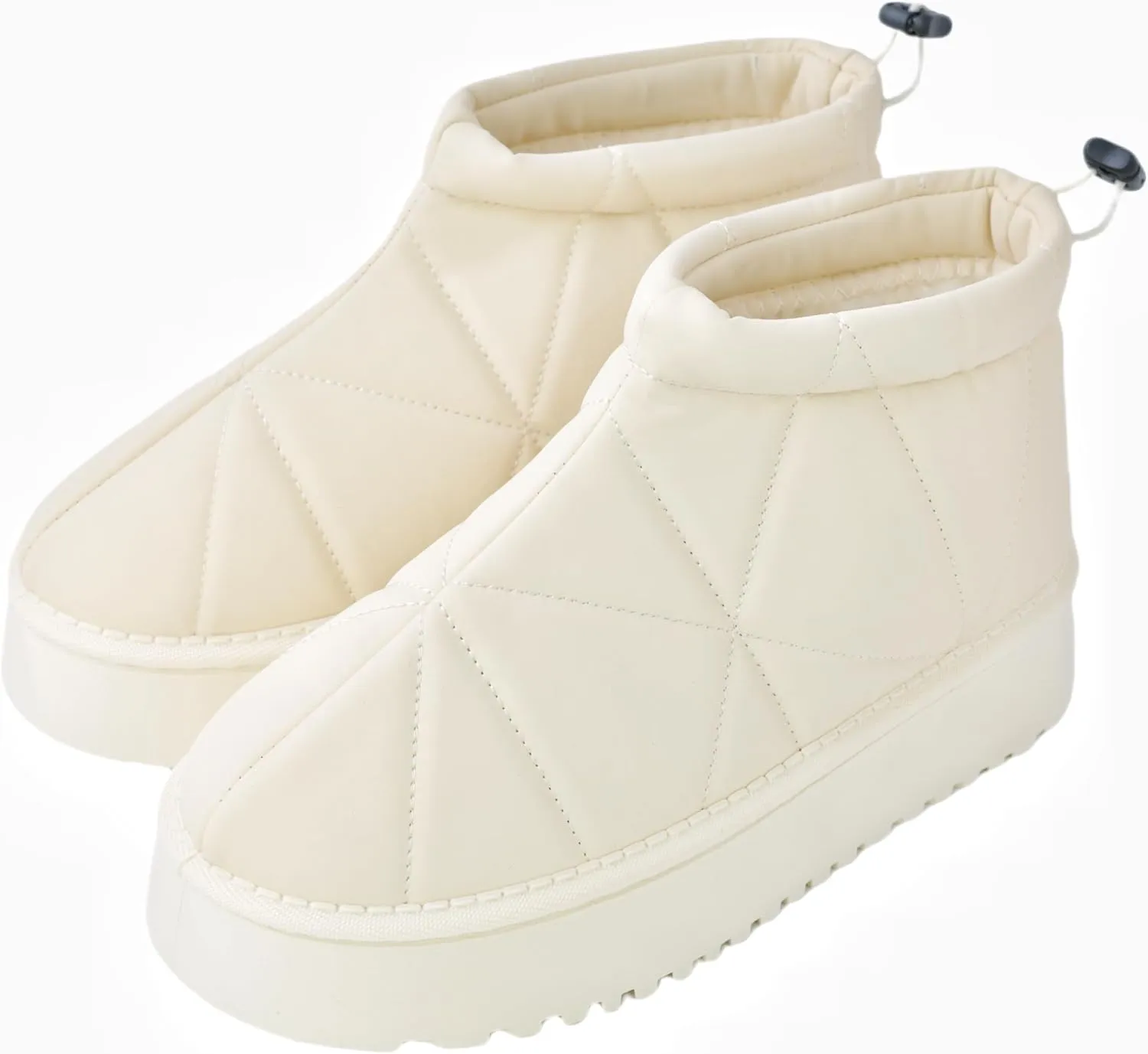 Winter Ankle Boots for Women - Water Resistant Leather Booties Non-Slip Platform Suede Mini Women's Boots - Perfect for Christmas Gifts