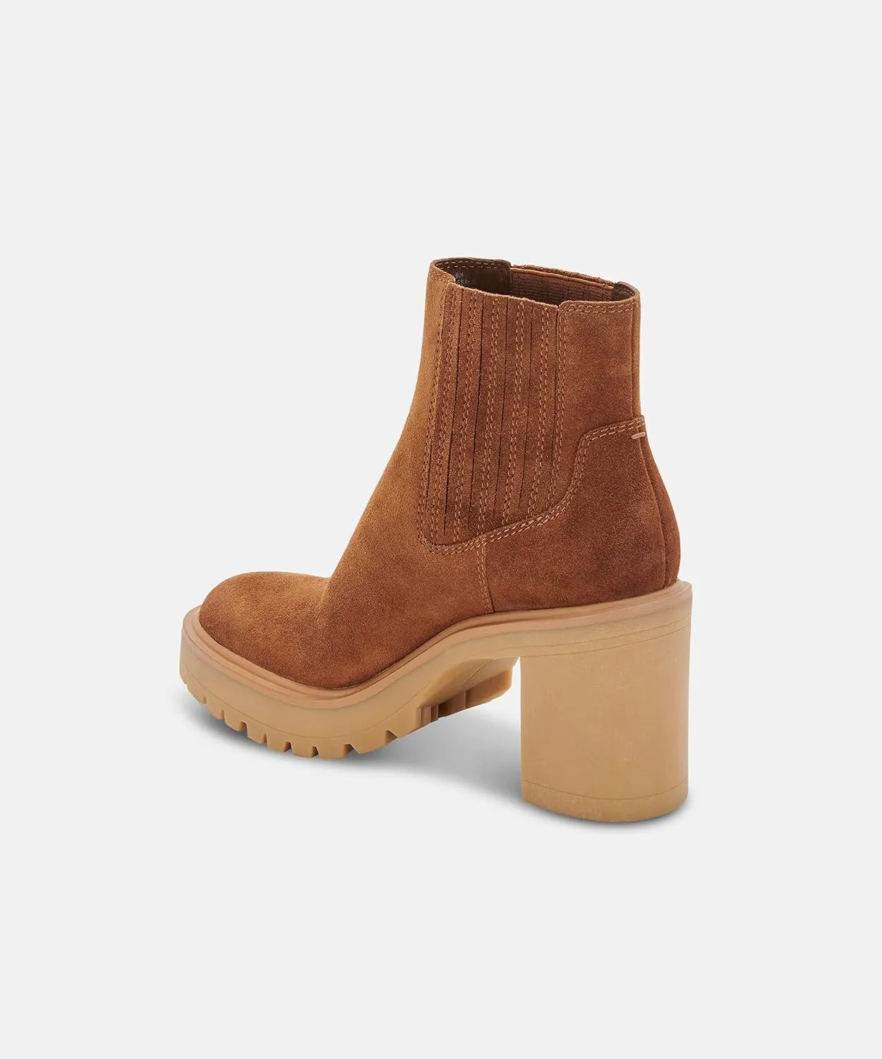 Womems Platform Lug Sole Ankle Boots Chunky Block Heel Seam Booties Combat Cozy Round Toe Chelsea Shoes