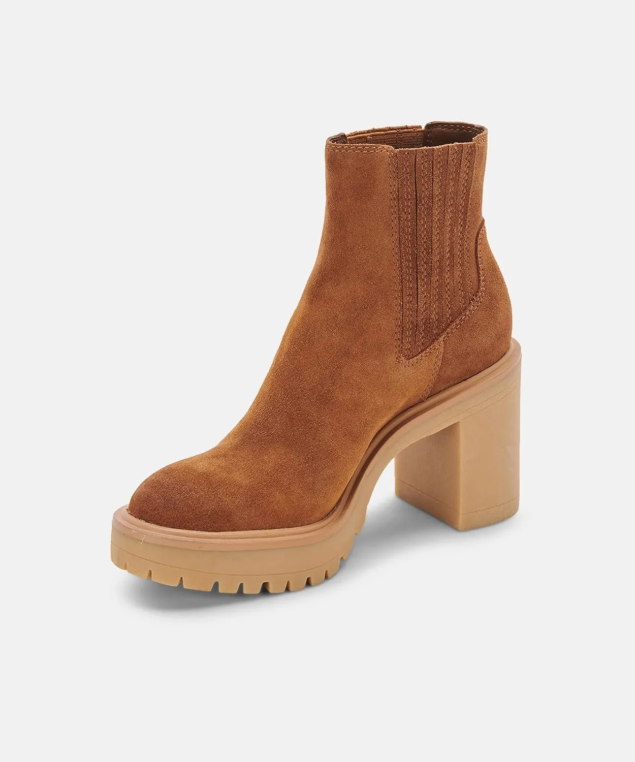 Womems Platform Lug Sole Ankle Boots Chunky Block Heel Seam Booties Combat Cozy Round Toe Chelsea Shoes