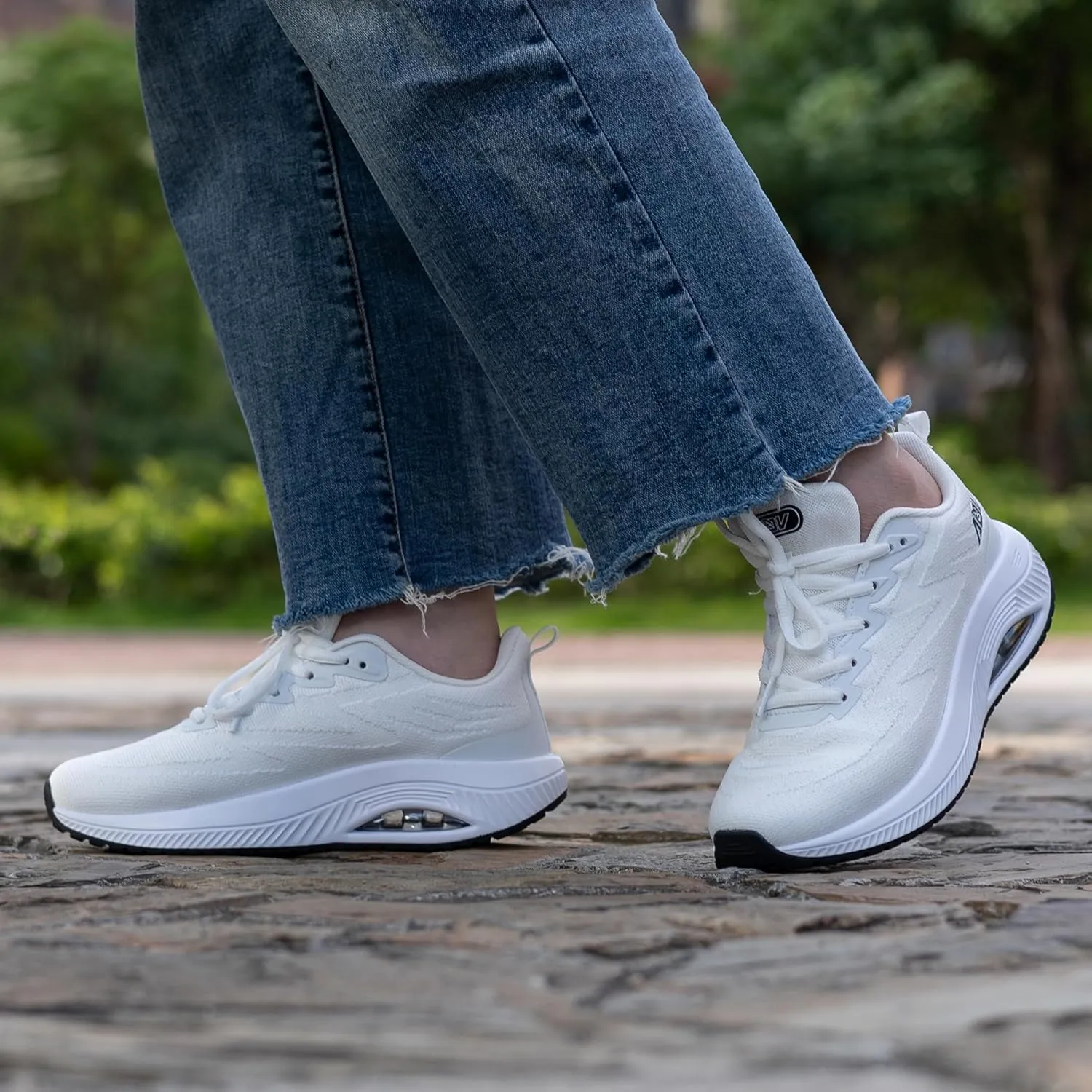 Women Walking Shoes with Arch Support, Casual Comfortable Pain Relief Sneakers for Plantar Fasciiti US 5.5-11