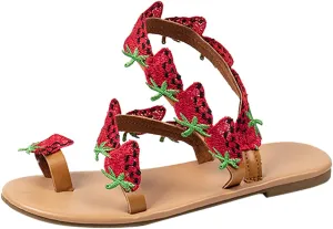 Women's Elastic Strap Bohemian Sandals Casual Summer Comfortable Walking Shoes Comfortable Walking Sandals
