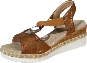 Women's Espadrilles Wedge Sandals Open Toe Ankle Strappy Vintage Lightweight Platform Sandals Heels Party Bridal Shoes Stylish Summer Dress Shoes