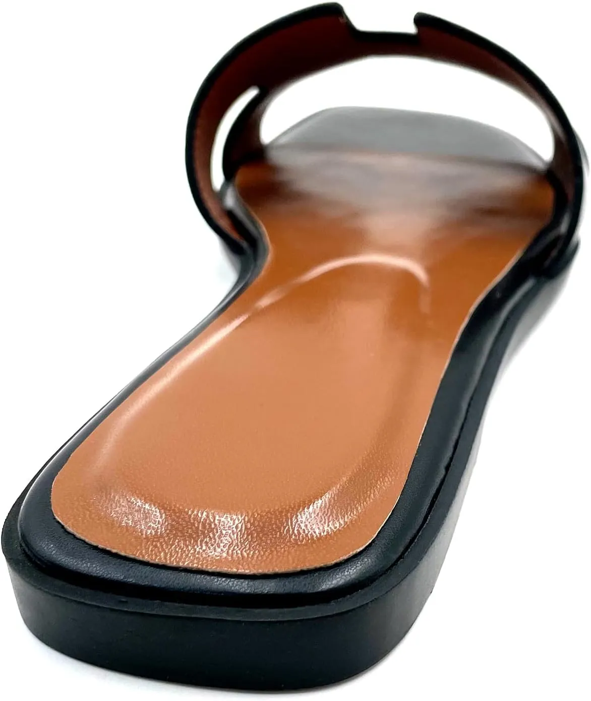Women's Flat Sandals.Flat Sandals with Unique Design, PU Leather Handcrafted Slippers,Versatile for Vacation, Home, Casual Wear, Gift