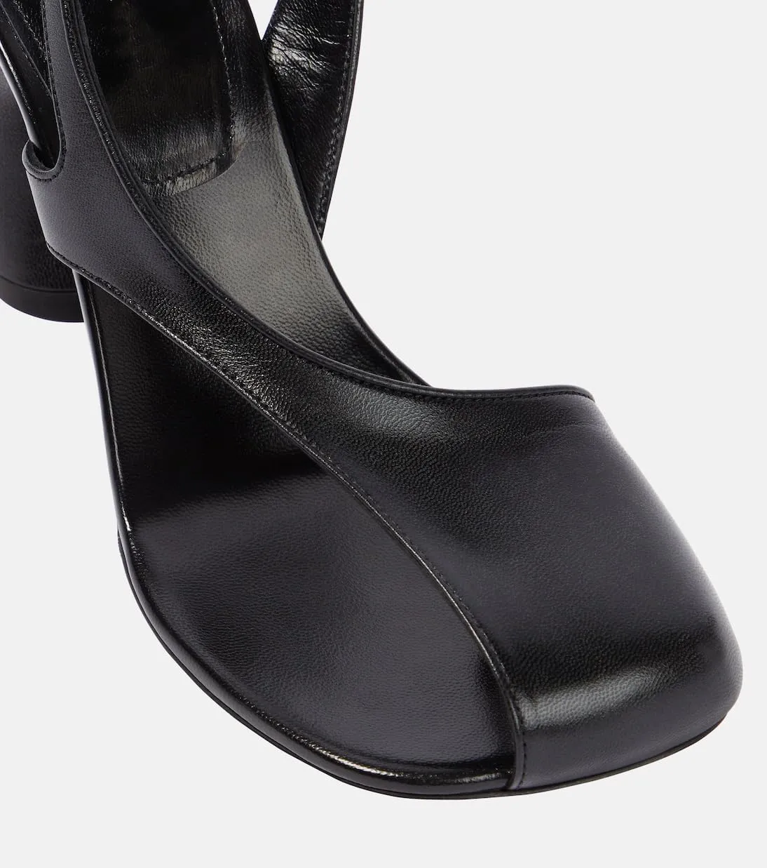Women's Flip-flop High Heel Sandals Ankle Strap Block Heel Sandals Square Toe Cutout Leather Dress Shoes Adjustable Buckle Strappy Pumps for Party