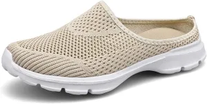 Women's Mules & Clogs Breathable Mesh Slippers 2025 Backless Walking Sneakers Comfortable Closed Toe Slides Non-Slip Hiking Shoes