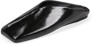 Women's Mules Flats Closed Square Toe Slip On Backless Fashion Casual Dress Shoes