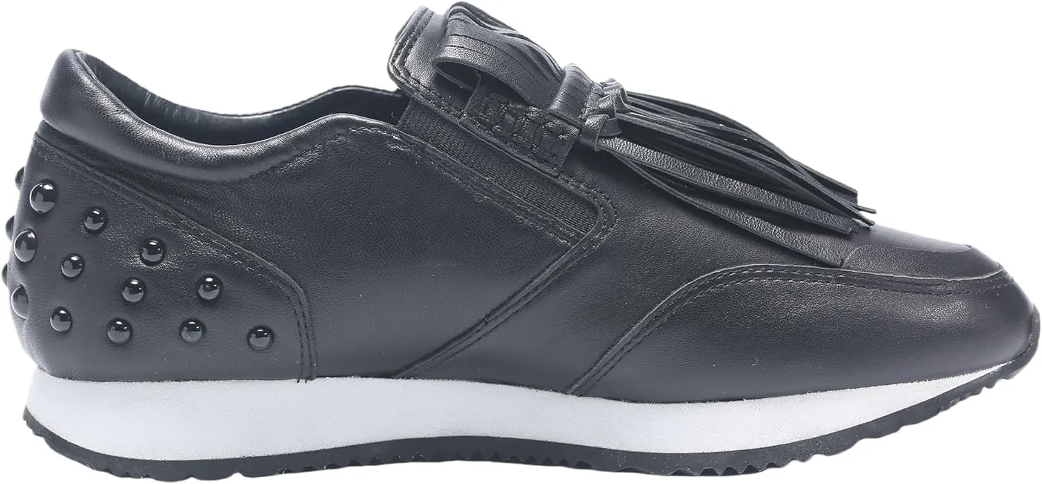Women's Platform Sneakers Classic Vintage Tassels Round Toe Loafers Casual Slip On Walking Dressy Shoes