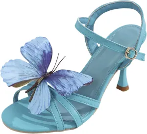 Womens Sandals Open Toe Dress Sandals with Ankle Strap Wedding Party Black Prom Heels Summer Dress Shoes