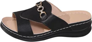 Womens Sandals Shoes Soft Classic Fit Athletic Athletic Yoga Dress Ankle Elastic Jeweled Bohemian Flats