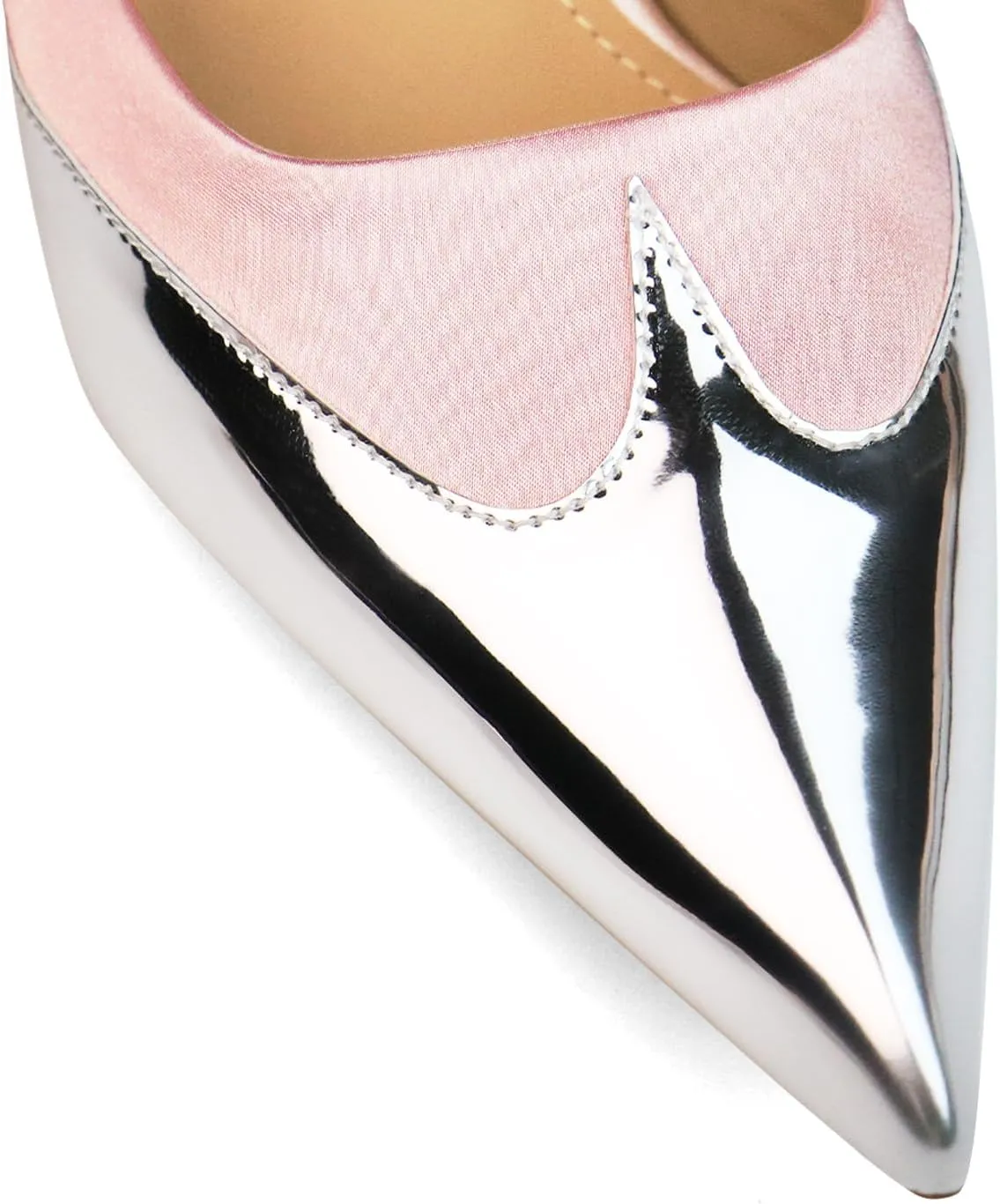 Womens Slingback Kitten Heels Pointed Closed Toe Heeled Mules Slip On Backless Wedding Dress Pumps Shoes