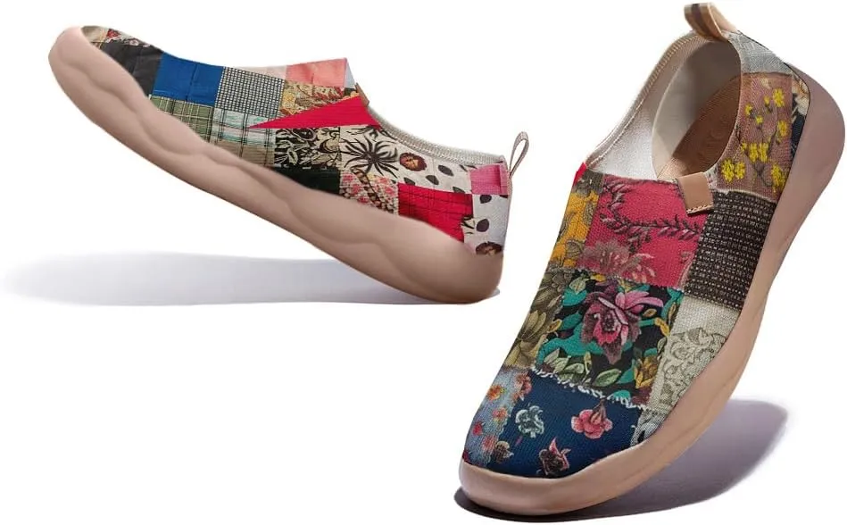 Women's Slip Ons Lightweight Flats Sneakers Walking Casual Loafers Art Painted Travel Shoes