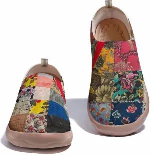 Women's Slip Ons Lightweight Flats Sneakers Walking Casual Loafers Art Painted Travel Shoes