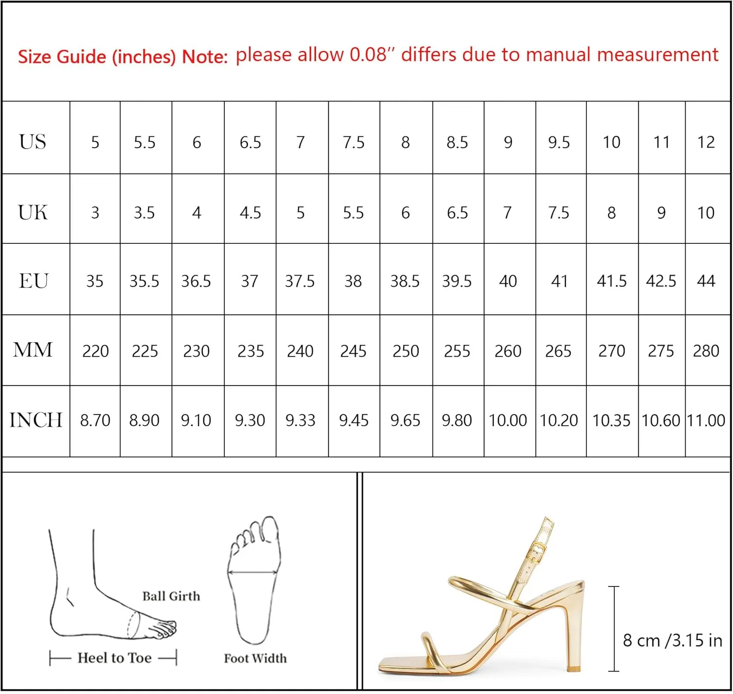Womens Strappy Sandals Open Toe Ankle Strap Heeled Sandals Square Toe High Heels for Women