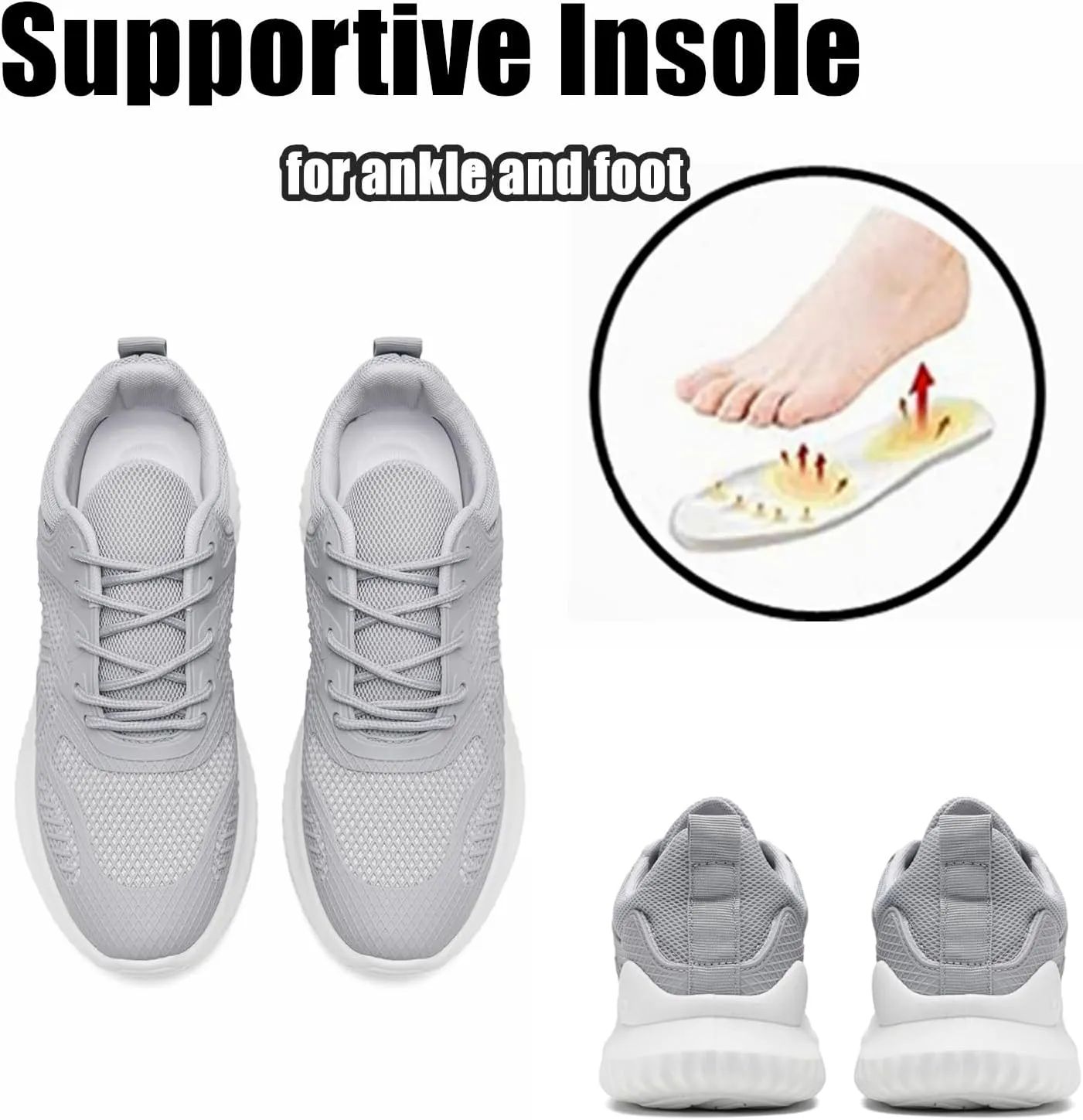 Womens Tennis Running Shoes Unisex Lightweight Breathable Walking Shoes Ultra Soft Flying Knitting Lace Up Fashion Sneakers Non Slip Athletic Trainers Casual Sports Shoes