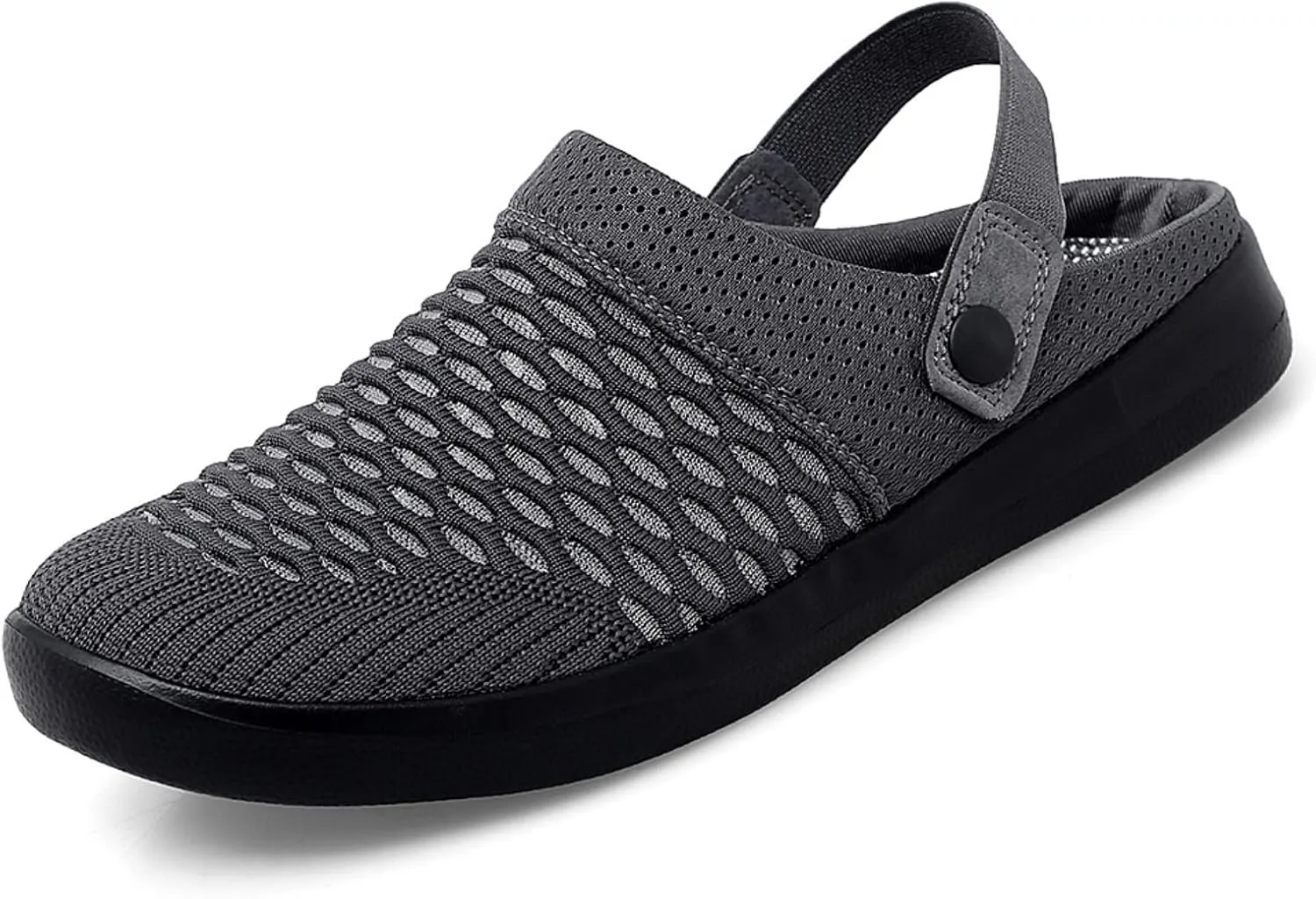 Women's Walking Shoes Knitted Breathable Clogs Lightweight Slip-On Mules Non-Slip Quick Drying Sandals Comfortable Garden Clogs Pool Water Shoe Hiking House Traveling Shoes Casual Beach Slippers