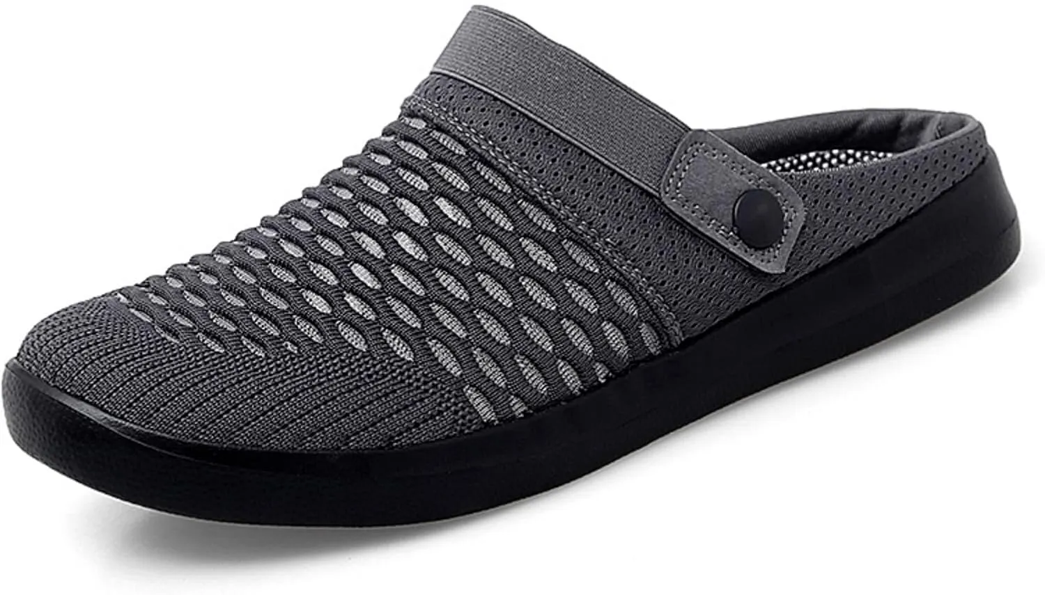 Women's Walking Shoes Knitted Breathable Clogs Lightweight Slip-On Mules Non-Slip Quick Drying Sandals Comfortable Garden Clogs Pool Water Shoe Hiking House Traveling Shoes Casual Beach Slippers