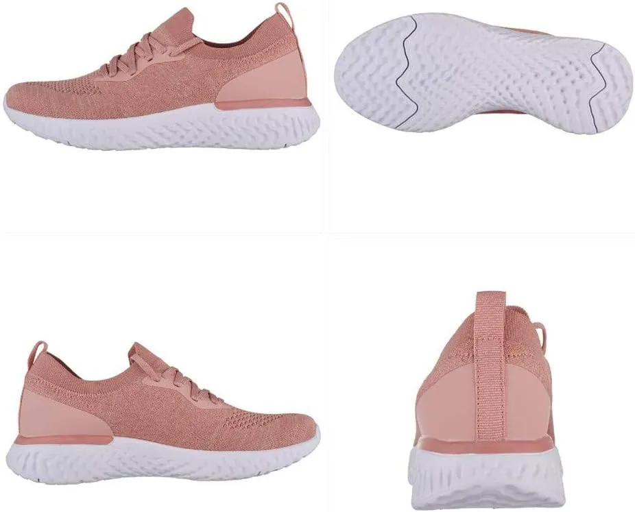 Womens Walking Shoes Slip-on Lightweight Mesh Sneakers Breathable Tennis Comfortable Socks Shoes Track and Field Road Training Running Shoes Sport Shoes US6-12 (W)