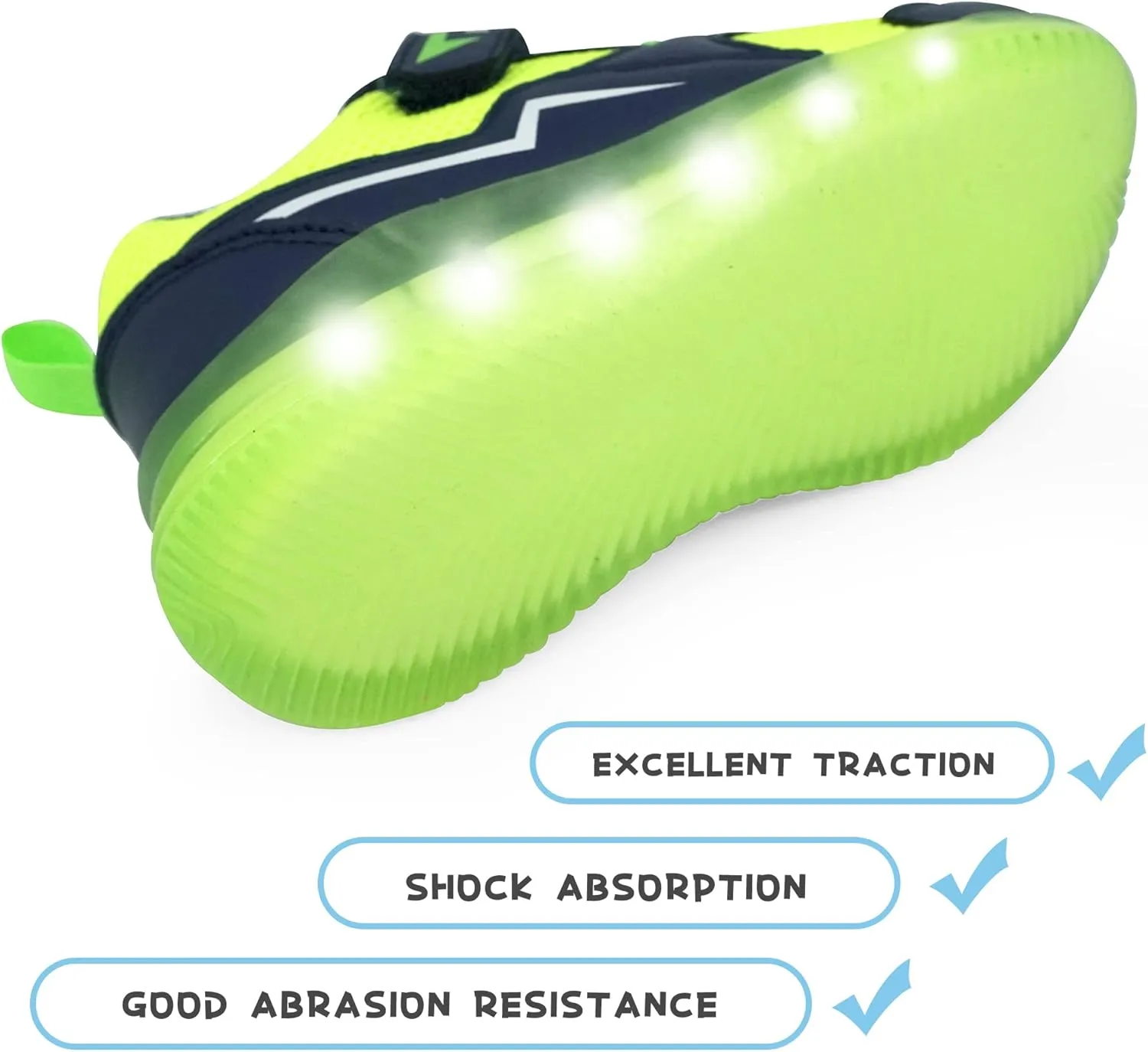 YESKIS Toddler Boys Girls Light Up Shoes LED Flashing Lightweight Mesh Breathable Adorable Running Sneakers for Toddler and Little Kid