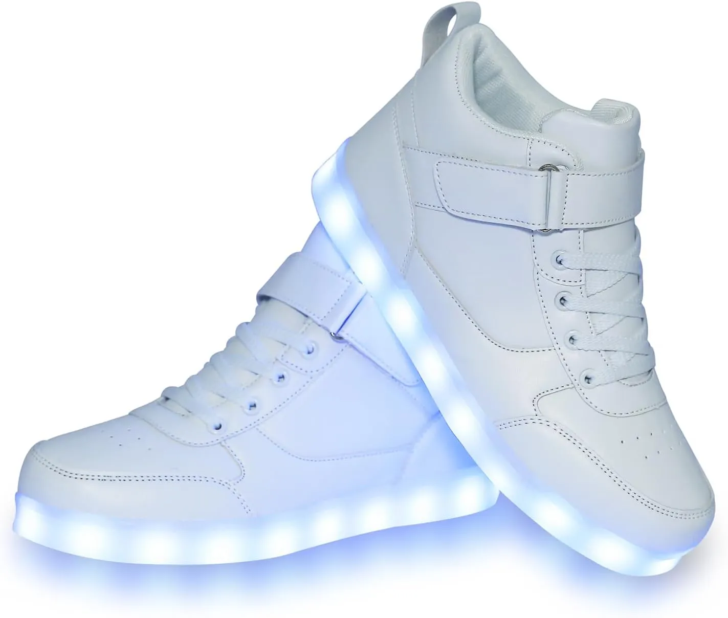 YuanRoad Unisex LED Light Up Shoes with USB Charging Glowing Luminous LED Sneakers
